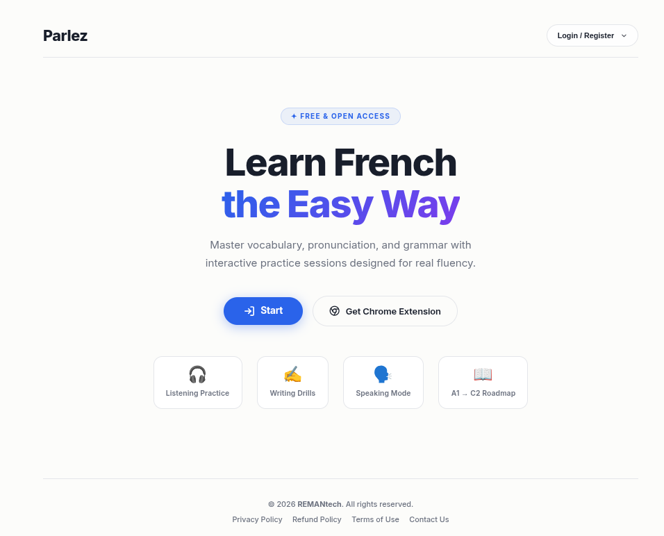 Parlez - French Language Learning App